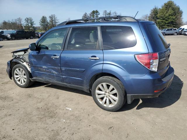 JF2SHAECXDH440701 - 2013 SUBARU FORESTER LIMITED BLUE photo 2