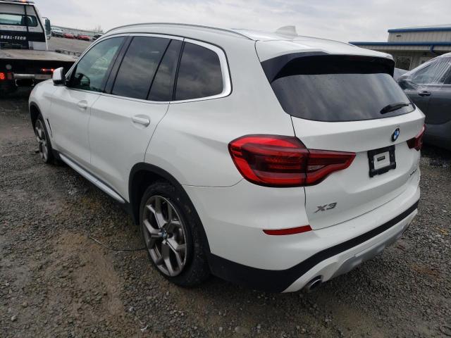 5UXTY5C01M9G88009 - 2021 BMW X3 XDRIVE30I Ақ фото 2