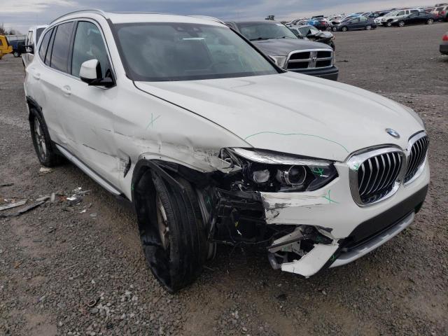 5UXTY5C01M9G88009 - 2021 BMW X3 XDRIVE30I WHITE photo 4