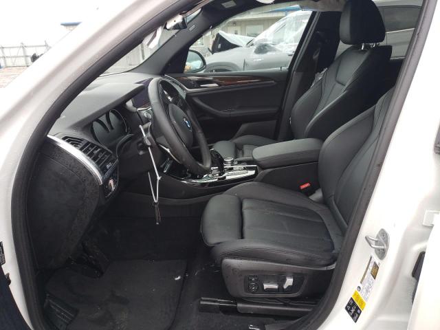 5UXTY5C01M9G88009 - 2021 BMW X3 XDRIVE30I Ақ фото 7