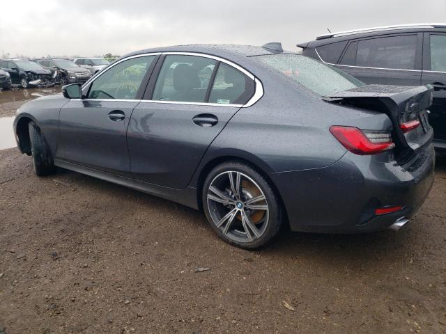 3MW5R7J05L8B11377 - 2020 BMW 330XI GRAY photo 2