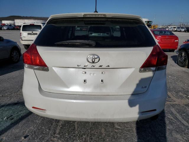 4T3ZA3BBXCU058668 - 2012 TOYOTA VENZA LE WHITE photo 6