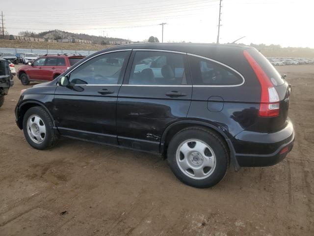 5J6RE48307L007225 - 2007 HONDA CR-V LX BLACK photo 2