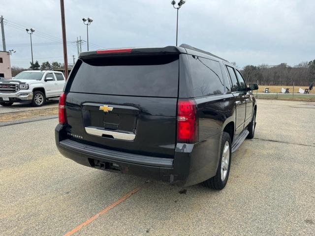 1GNSKJKC6FR244523 - 2015 CHEVROLET SUBURBAN K1500 LT BLACK photo 4