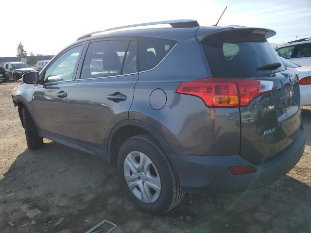 JTMBFREV4EJ006823 - 2014 TOYOTA RAV4 LE GRAY photo 2