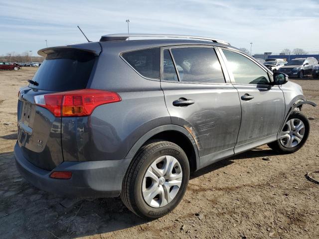 JTMBFREV4EJ006823 - 2014 TOYOTA RAV4 LE GRAY photo 3