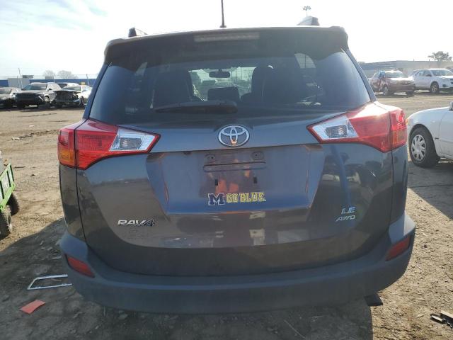 JTMBFREV4EJ006823 - 2014 TOYOTA RAV4 LE GRAY photo 6