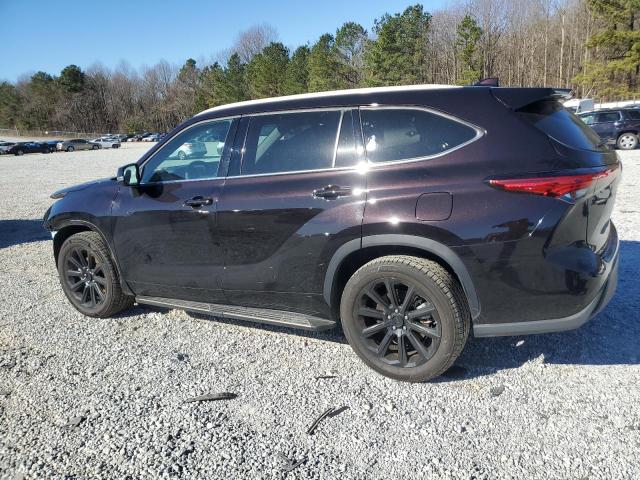 5TDGZRAH6NS125229 - 2022 TOYOTA HIGHLANDER XLE 勃艮第红 照片 2