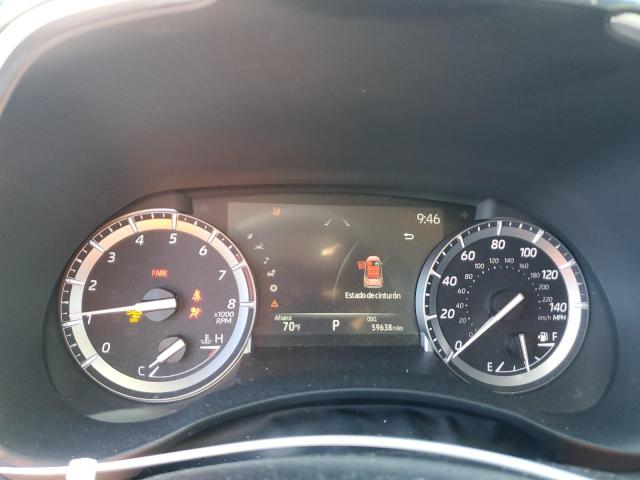 5TDGZRAH6NS125229 - 2022 TOYOTA HIGHLANDER XLE 勃艮第红 照片 9