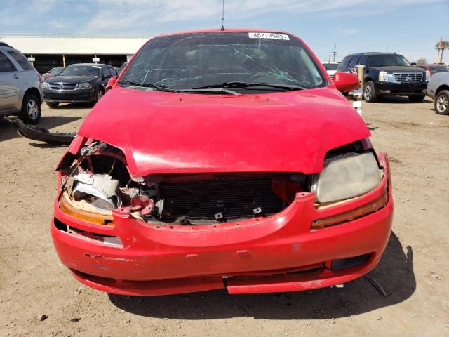 KL1TD56686B661452 - 2006 CHEVROLET AVEO BASE Qırmızı foto 5