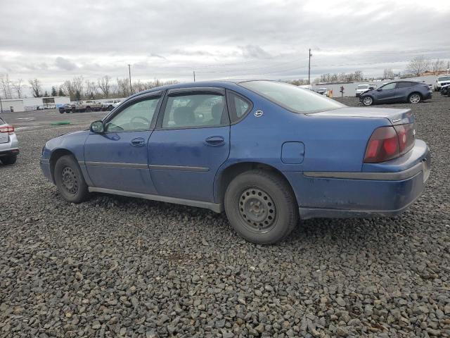 2G1WF52E539324644 - 2003 CHEVROLET IMPALA BLUE photo 2