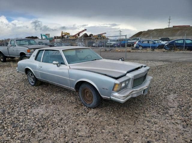 1Z37H9Z459826 - 1979 CHEVROLET MONTECARLO SILVER photo 1