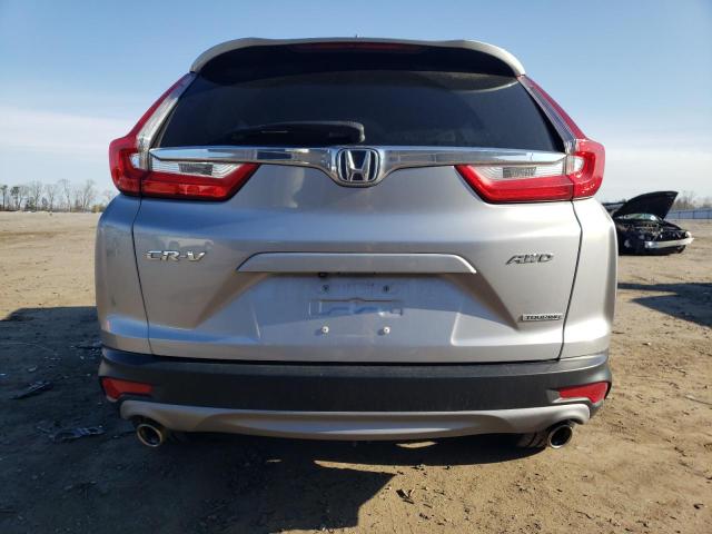 2HKRW2H99JH630804 - 2018 HONDA CR-V TOURING SILVER photo 6