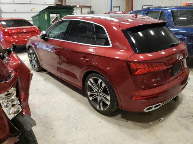 WA1C4AFY9J2022261 - 2018 AUDI SQ5 PRESTIGE BURGUNDY photo 2