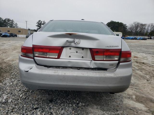 1HGCM56643A120068 - 2003 HONDA ACCORD EX SILVER photo 6