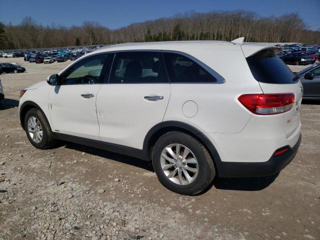 5XYPGDA31JG362263 - 2018 KIA SORENTO LX WHITE photo 2