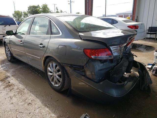 KMHFC46F07A164112 - 2007 HYUNDAI AZERA SE TEAL photo 2