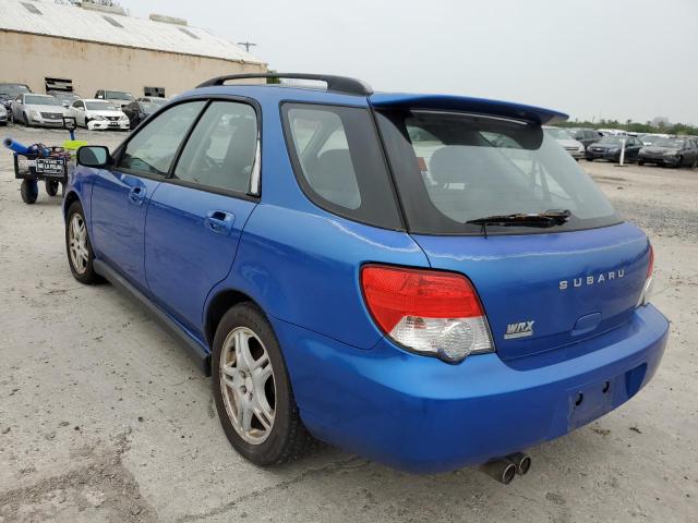 JF1GG296X4G811661 - 2004 SUBARU IMPREZA WRX BLUE photo 2