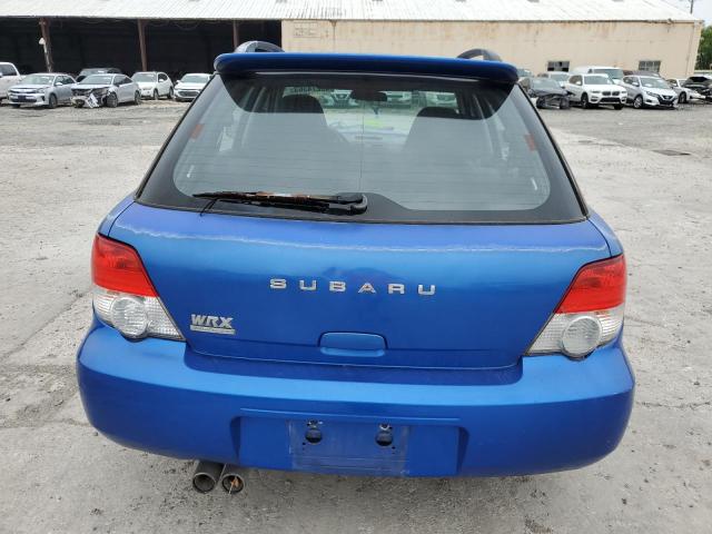 JF1GG296X4G811661 - 2004 SUBARU IMPREZA WRX BLUE photo 6