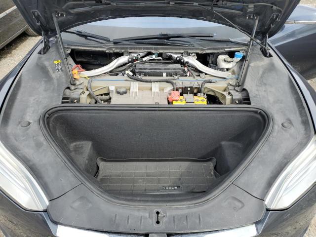 5YJSA1E24HF229199 - 2017 TESLA MODEL S GRAY photo 11