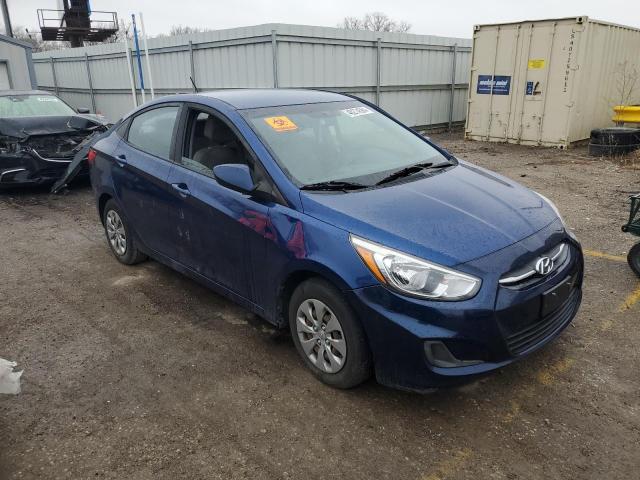 KMHCT4AE1GU125612 - 2016 HYUNDAI ACCENT SE BLUE photo 4