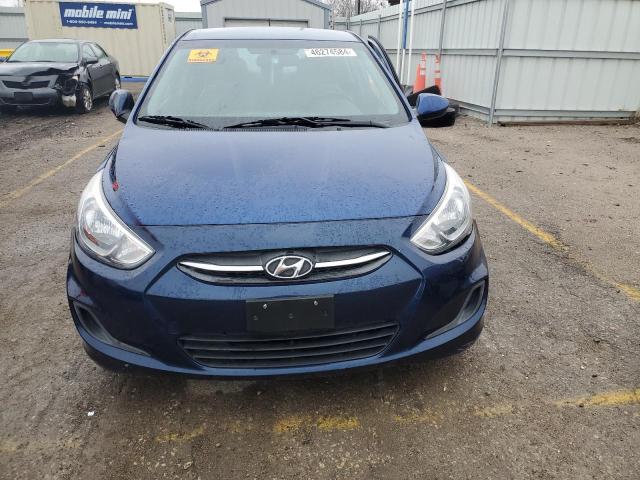 KMHCT4AE1GU125612 - 2016 HYUNDAI ACCENT SE BLUE photo 5