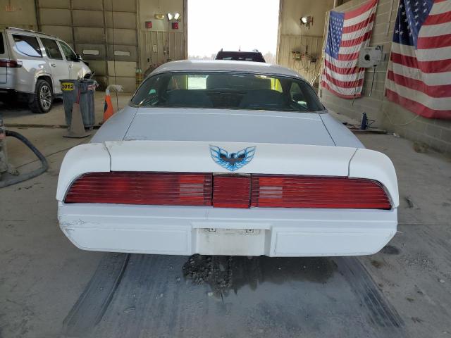 2T87Y9L167015 - 1979 PONTIAC FIREBIRD WHITE photo 6