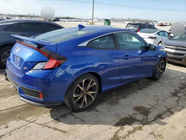 2HGFC3A51KH751833 - 2019 HONDA CIVIC SI BLUE photo 3