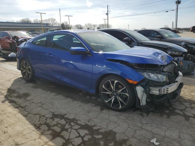 2HGFC3A51KH751833 - 2019 HONDA CIVIC SI BLUE photo 4