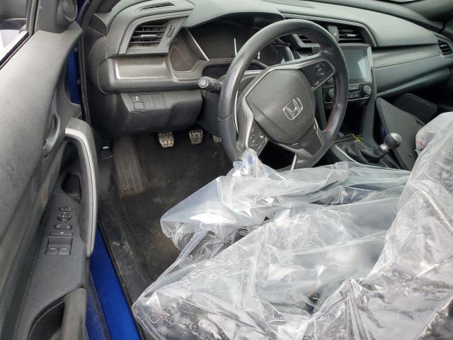 2HGFC3A51KH751833 - 2019 HONDA CIVIC SI BLUE photo 8