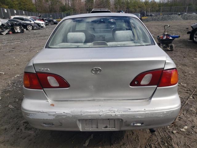 2T1BR12E5YC264927 - 2000 TOYOTA COROLLA VE SILVER photo 6