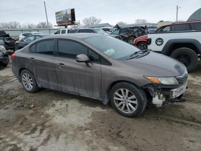 2HGFB2F99CH518972 - 2012 HONDA CIVIC EXL BROWN photo 4