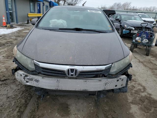 2HGFB2F99CH518972 - 2012 HONDA CIVIC EXL BROWN photo 5