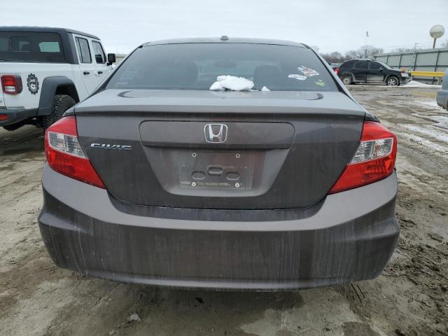 2HGFB2F99CH518972 - 2012 HONDA CIVIC EXL BROWN photo 6