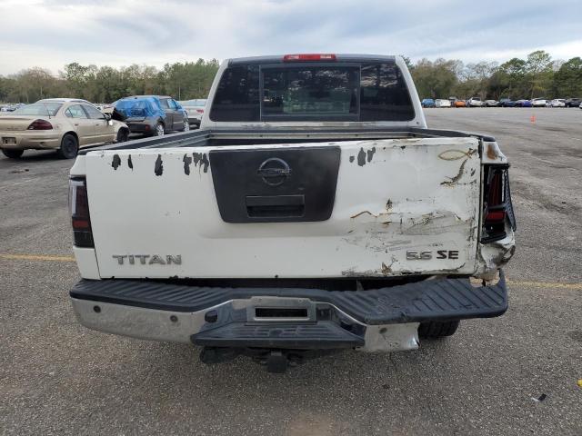 1N6BA07A85N518384 - 2005 NISSAN TITAN XE WHITE photo 6