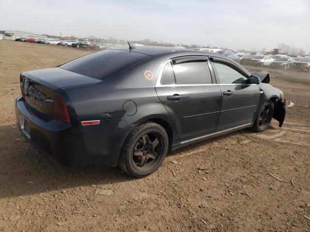 1G1ZH57B784253852 - 2008 CHEVROLET MALIBU 1LT BLACK photo 3