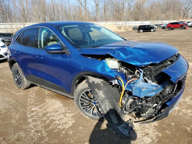 1FMCU0KZ5NUB78740 - 2022 FORD ESCAPE SEL BLUE photo 4