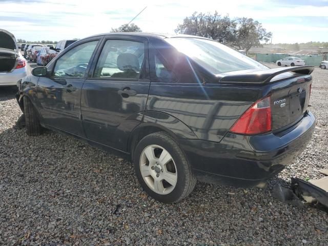 1FAHP34N17W178194 - 2007 FORD FOCUS ZX4 BLACK photo 2