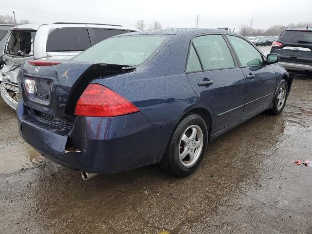 1HGCM56136A142958 - 2006 HONDA ACCORD VALUE BLUE photo 3