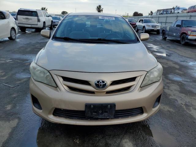 2T1BU4EE7BC589386 - 2011 TOYOTA CORROLLA BASE TAN photo 5