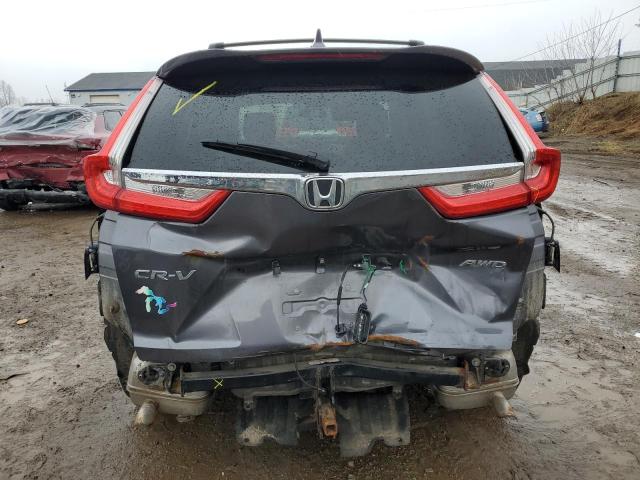 2HKRW2H52HH612295 - 2017 HONDA CR-V EX GRAY photo 6