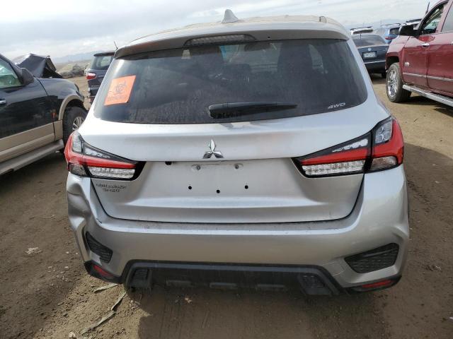 JA4ARUAU7NU019416 - 2022 MITSUBISHI OUTLANDER ES SILVER photo 6