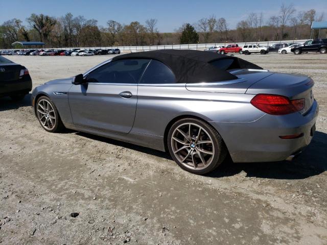 WBALZ3C56CDL71573 - 2012 BMW 650 I GRAY photo 2