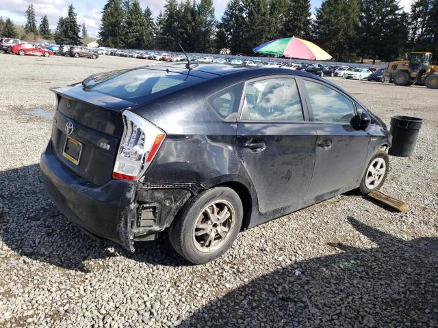 JTDKN3DU1A5225265 - 2010 TOYOTA PRIUS BLACK photo 3