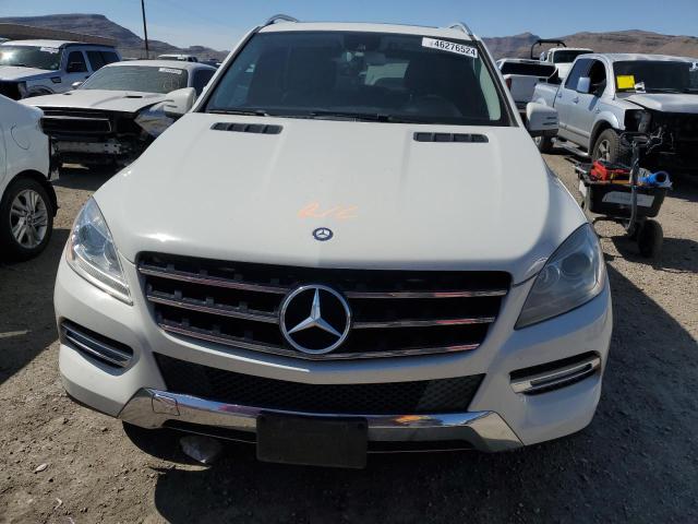 4JGDA5HBXDA247233 - 2013 MERCEDES-BENZ ML 350 4MATIC WHITE photo 5