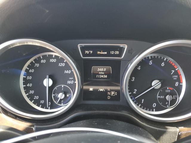 4JGDA5HBXDA247233 - 2013 MERCEDES-BENZ ML 350 4MATIC WHITE photo 9