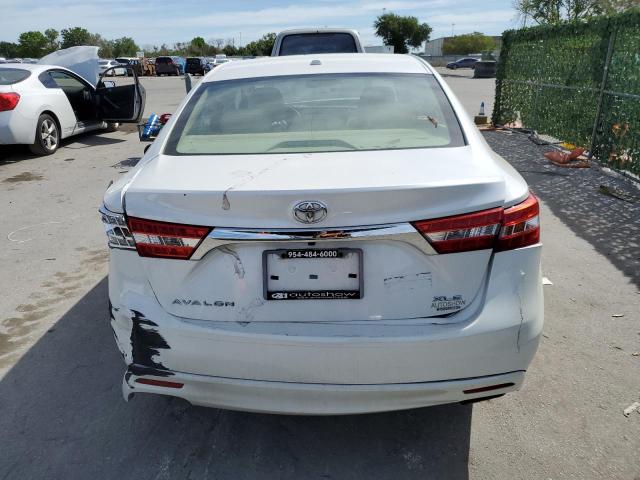 4T1BK1EB7FU176494 - 2015 TOYOTA AVALON XLE WHITE photo 6