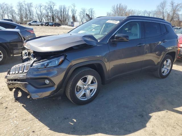 3C4NJDBBXNT141144 - 2022 JEEP COMPASS LATITUDE GRAY photo 1