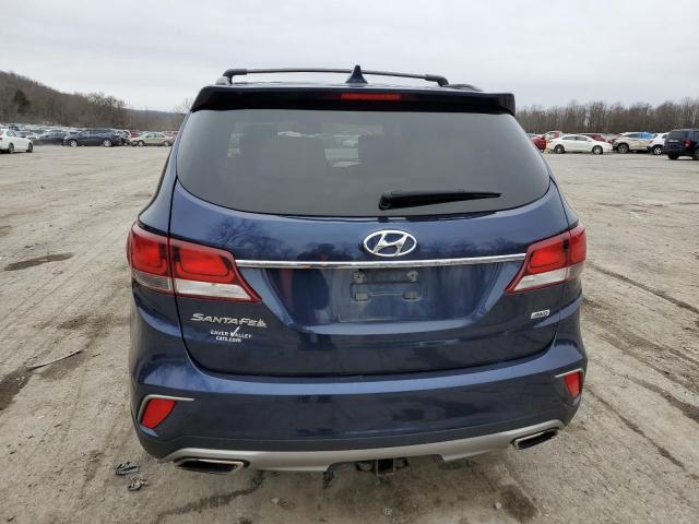 KM8SMDHFXHU207217 - 2017 HYUNDAI SANTA FE SE BLUE photo 6