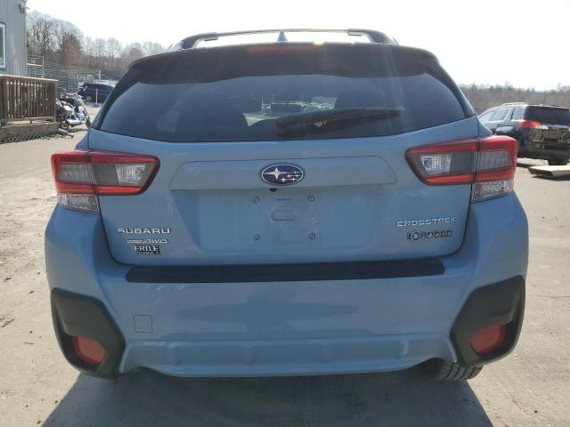 JF2GTAPC3MH391455 - 2021 SUBARU CROSSTREK PREMIUM BLUE photo 6